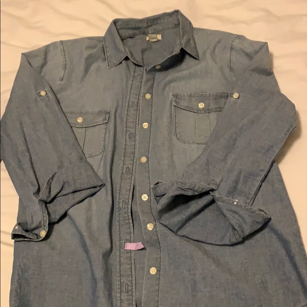 J. Crew Denim Button Up